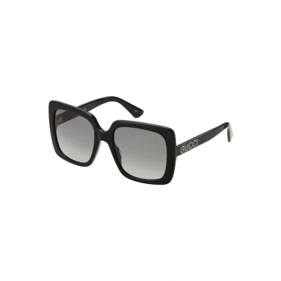 Image of Gucci Sunglasses, Women&#039;s, Size: 54, Black/grey