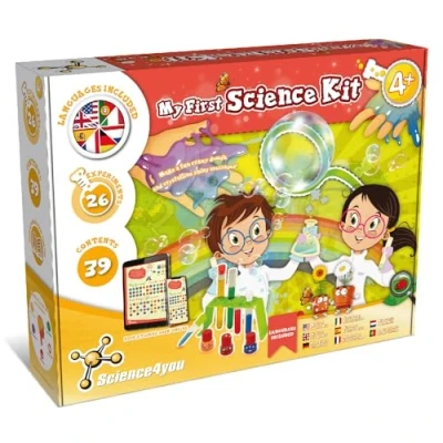 Image of Science4you 80002877 Kits for Kids Age 4+ with Science Lab Experiments, Art and Crafts Activities, Create Rainbows STEM Set, Toys, Games, Gifts Boys &amp; Girls Year olds, Mittel