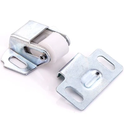 Image of 4X Single Roller Door Catches Spring Loaded Cupboard Latches