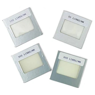 Image of 3B Scientific Set of 4 Transmission Gratings for spectroscopic examinations