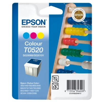 Image of Epson Colour Ink Cartridge T052 T052040 S020089 S020191, Stylus Colour, Genuine