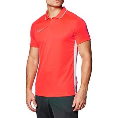 Image of NIKE Men Academy19 Polo Poloshirt Bright Crimson/Bright Crimson/White, M