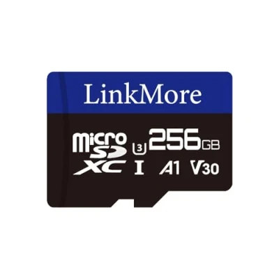 Image of LinkMore 256GB Micro SDXC Card for Nintendo Switch, A1, UHS I, U3, V30, Class 10 Compatible, Read Speed Up to 100 MB/s,Write 75 MB/s, SD Adapter Included