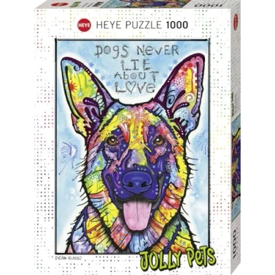 Image of Heye Dogs Never Lie Puzzles (1000 Piece, Multi Colour)