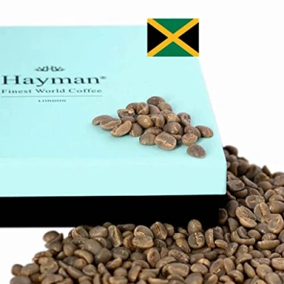 Image of Hayman Coffee, 100% Blue Mountain Coffee from Jamaica, Green Beans Roast Level: Unroasted, Unit Count: 1 x 200g/7oz