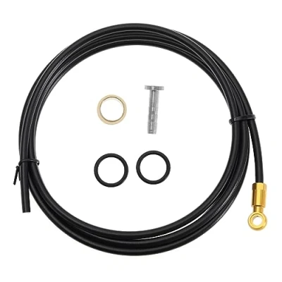 Image of SG Store 1 Set Bicycle Five Wire Brake Oil Pipe Compatible with Shimano Deore SLX XT XTR Hydraulic Disc Hose Kit Bike Accessories