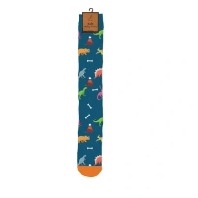 Image of Bartleby Childs Welly Socks Assorment Dinosaur Pattern