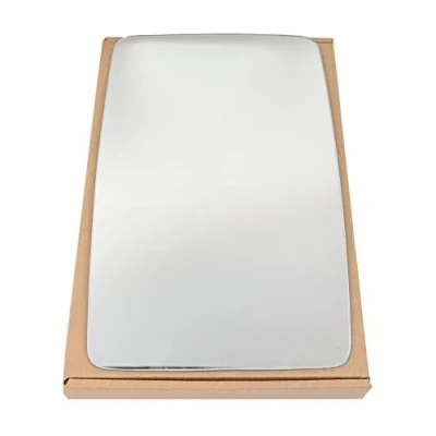 Image of Less4spares Wing Mirror Glass Left Compatible with Iveco Daily 1999 2006 STICK ON Passenger Near Side Convex