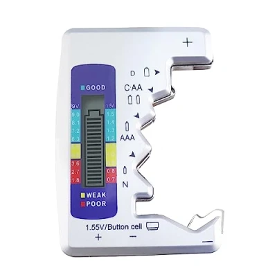 Image of Digital Universal Battery Tester Checker for C AA AAA D N 9V 1.5V ButtonCell Small Mini Batteries