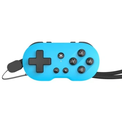 Image of CRKD ATOM Collectible Keychain Controller for Nintendo Switch, PC, Mac, Mobile and Smart TV (Sky Blue)