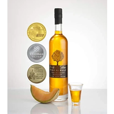 Image of Meloncello Melon Liquor 700ml Dolce Cilento Cantaloupe Italian Liqueur (3 Medals) …