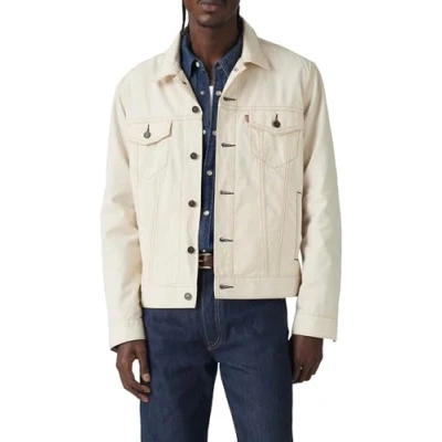 Image of Levi&#039;s THE Trucker Jacket denim jacket, Men&#039;s, Size: Small, Longing for summer linen+
