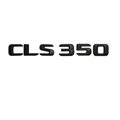 Image of Matt Black &quot; CLS 350&quot; Car Trunk Rear Letters Word Badge Emblem Decal Sticker Fit For Mercedes Benz CLS350