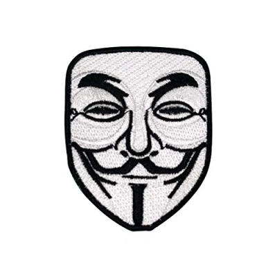 Image of Anonymo US Movie Patch Iron On Sew Embroidery Badge Cartoon
