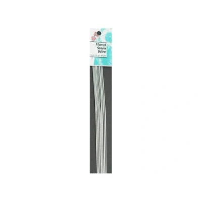 Image of Cloth Covered Stem Wire 20 Gauge 18&quot; 15/Pkg White