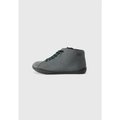 Image of Camper PEU CAMI Unisex Laceup ankle boots for kids, Size: 7.5K, Dark gray shoes