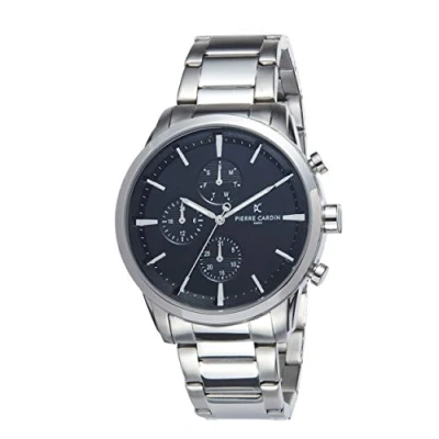 Image of Pierre Cardin Men&#039;s Multi Dial Quartz Watch with Stainless Steel Strap PC902741F109