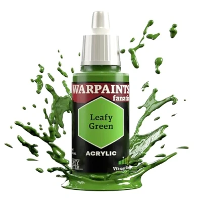 Image of The Army Painter Greens Warpaints Fanatic 18ml Acrylic Paints (Leafy Green)