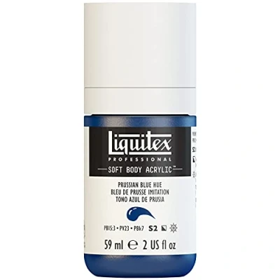 Image of Liquitex Acrylic Paint, Prussian Blue Imit, 59 ml (Pack of 1)