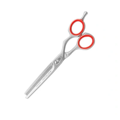 Image of Roseline Prostyle Ergo Thinning Scissors Professional Pet Grooming Shears Razor Sharp Blades for Effortless Blending Ergonomic Handle Design, 6.5 Inch