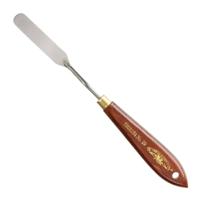 Image of Winsor &amp; Newton 7003154 Acrylic Paint Painting Knives, Stainless Steel, Transparent, 25 x 15 10 cm
