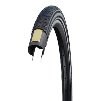 Image of Schwalbe 11101266, Road Cruiser K Guard, TwinSkin Unisex Adulto, BN/BN+RT, 26 x 1,7&quot;