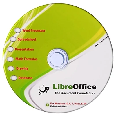 Image of Office Suite for Windows 10 8 7 Vista XP by Libre Software and Computer Guide Compatible with Microsoft files Word, Excel PowerPoint