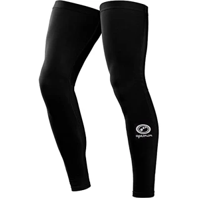 Image of Optimum Men&#039;s Hawkley Cycling Leg Warmers, Black, Medium