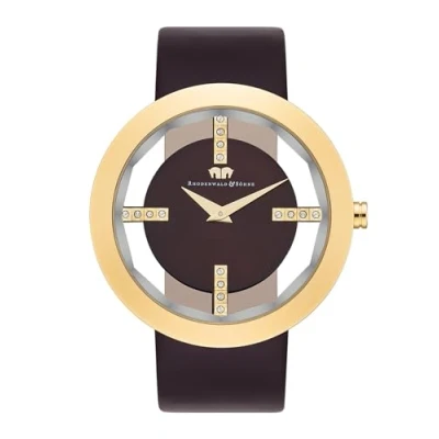 Image of Rhodenwald &amp; Söhne Women&#039;s Analog Japan Quartz Watch with Genuine Leather Band 10010010