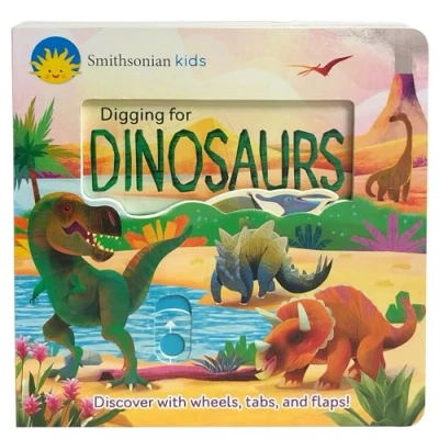 Image of Smithsonian Kids Digging for Dinosaurs (Deluxe Activity Board Book)