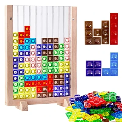 Image of Berry President 3d Transparent Brain Teaser Toy Jigsaw Puzzle Intelligence Colorful Blocks Game for Kids Adult