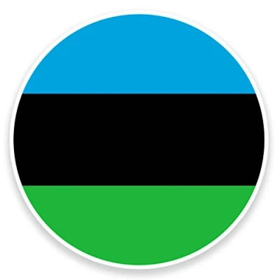 Image of 2 x 10cm Zanzibar Flag Vinyl Sticker Decal Laptop Travel Luggage Car Tag #9167 (10cm Wide High)