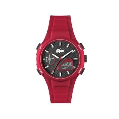 Image of Lacoste Analog Digital Multifunction Quartz Watch for Men LC33 Collection with Silicone Bracelet