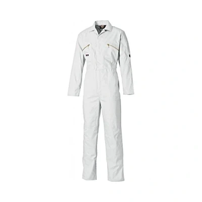 Image of Dickies Mens Redhawk Coverall WD4839 White 38 R