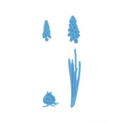 Image of Marianne Design Creatables Tiny&#039;s Grape Hyacinths Die, Blue