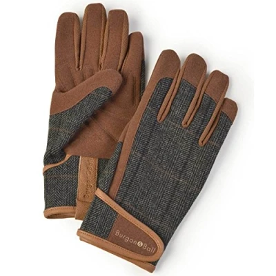 Image of Burgon &amp; Ball Dig The Glove Men&#039;s Gardening Gloves, Large/X Large, Tweed
