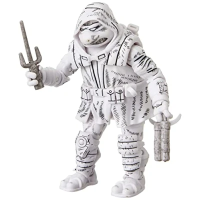 Image of BANDAI Teenage Mutant Ninja Turtles The Last Ronin Michelangelo Assortment 4.5&#039;&#039; TMNT Articulated Action Figures With Accessories Toys (P81197)