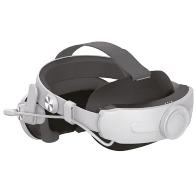 Image of Venom Power Strap for Meta Quest Padded Headstrap with Integrated Bank Compatible 2, 3 and 3S