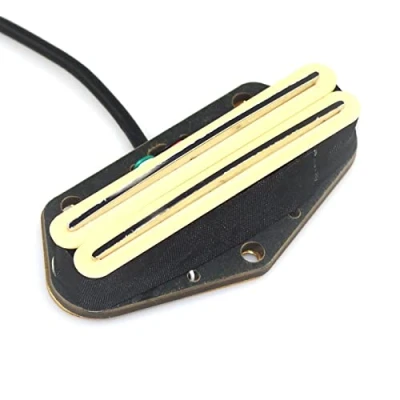 Image of Humbucker Bridge Pickups For Telecaster Electric Guitars Dual coil track guitar pickup (Color : Yellow)
