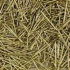 Image of 2 x Half Inch Pins Gold, 25 G Approximately, Small