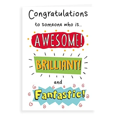 Image of Piccadilly Greetings Regal Publishing Humour Congratulations Card 7 x 5 inches