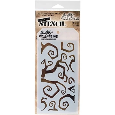 Image of Stampers Anonymous Tim Holtz Layered Stencil 4.125 inch x 8.5 Inch, Multicolour