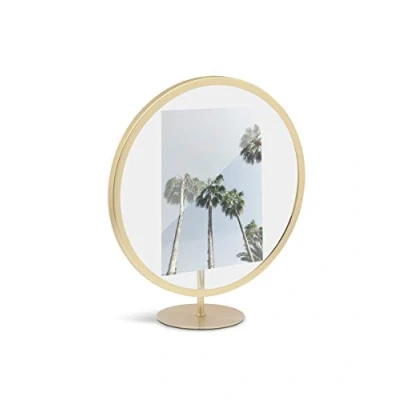 Image of Umbra Infinity Picture Frame, Unique Circular Photo Frame For Desk or Wall