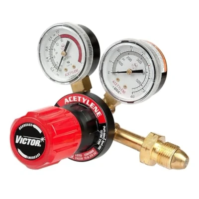 Image of Victor Technologies 0781 9405 G250 15 510 Medium Duty Single Stage Acetylene Regulator, psig Delivery Range, CGA Inlet Connection