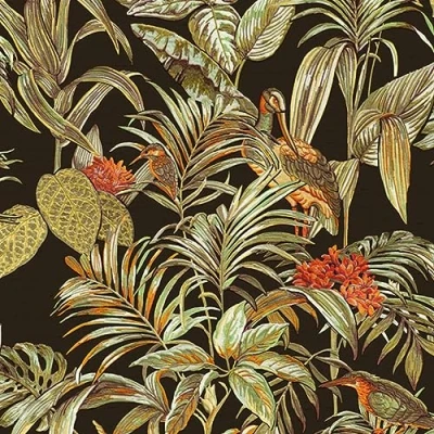Image of Design ID Wallpaper DE120015 Wallstitch Bird of Paradise