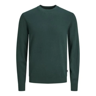 Image of JACK &amp; JONES Men&#039;s Jjecarter Knit Crew Neck Sn Jumper, Magical Forest, L