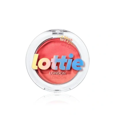 Image of Lottie London Ombré Blush in Red Hot, Lightweight &amp; High Pigmented Powder Blusher for a Healthy Flush of Natural, Buildable Color