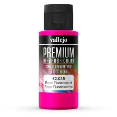 Image of Vallejo Premium Color 60 ml Paint Rose Fluorescent