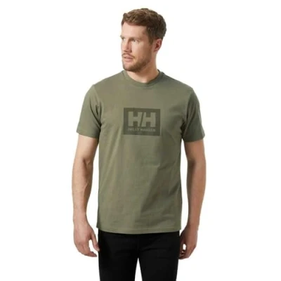 Image of Helly Hansen HH BOX T Print Tshirt, Men&#039;s, Size: Medium, Lav green