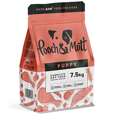 Image of Pooch &amp; Mutt Complete Puppy Dry Dog Food (Grain Free), Chicken Superfood Blend, 7.5kg